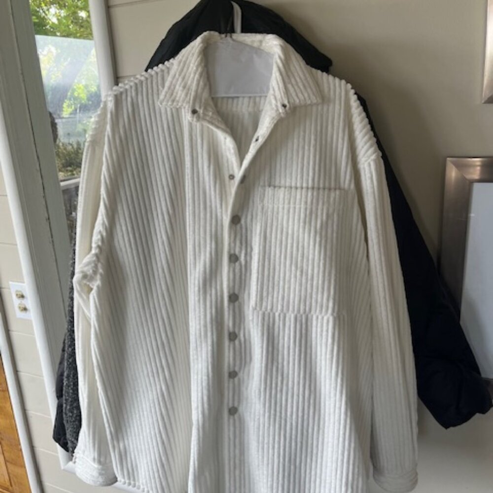 Sunnei Cream Shirt Jacket